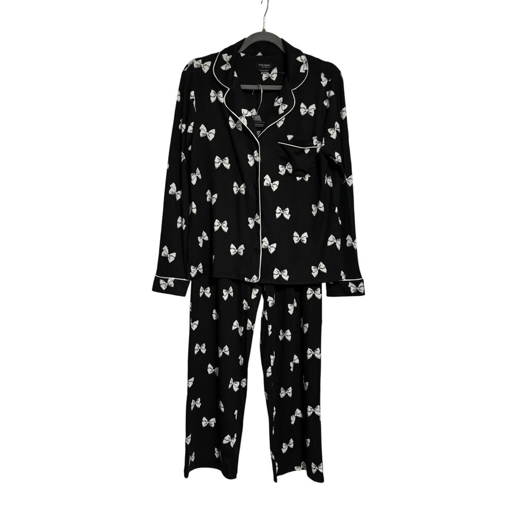 Kate Spade Cozy Soft Bow Pajamas Size Small